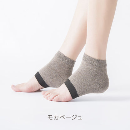 おやすみかかとケアソックス｜履くだけ足元保湿サポート